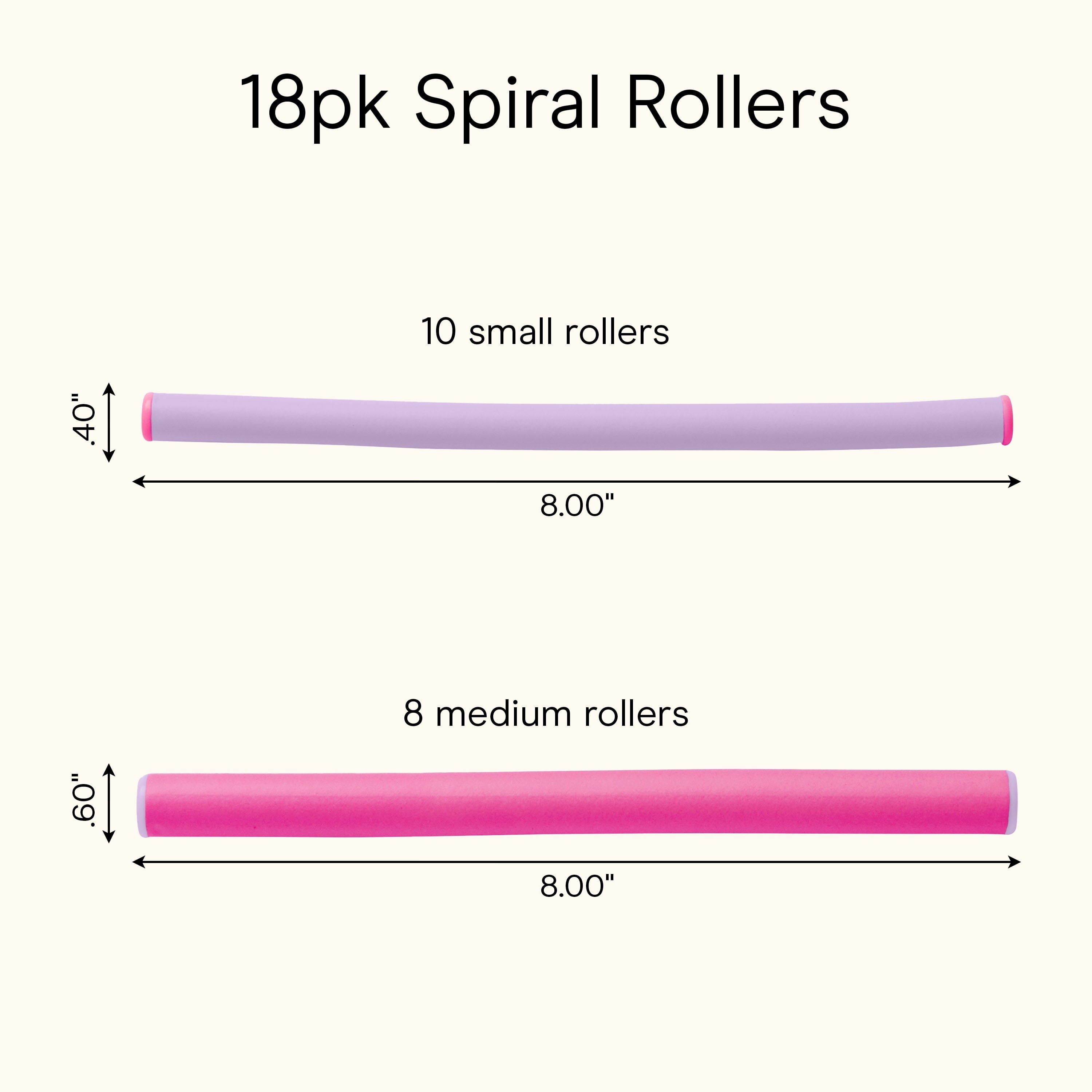 Rollers, 18-Pack Flexible Curlers for Bouncy Curls - Image 6