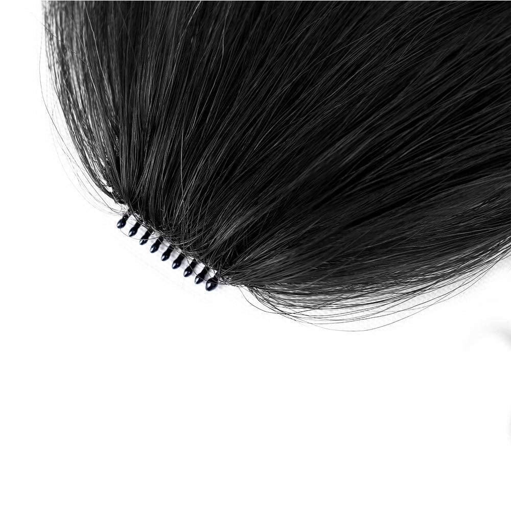 in Bangs Real Hair - 2024 New Wispy Real Hair Bangs in Human Hair, Fringe Curtain Bangs Hair on Wiggy Front Hair Piec... - Image 5