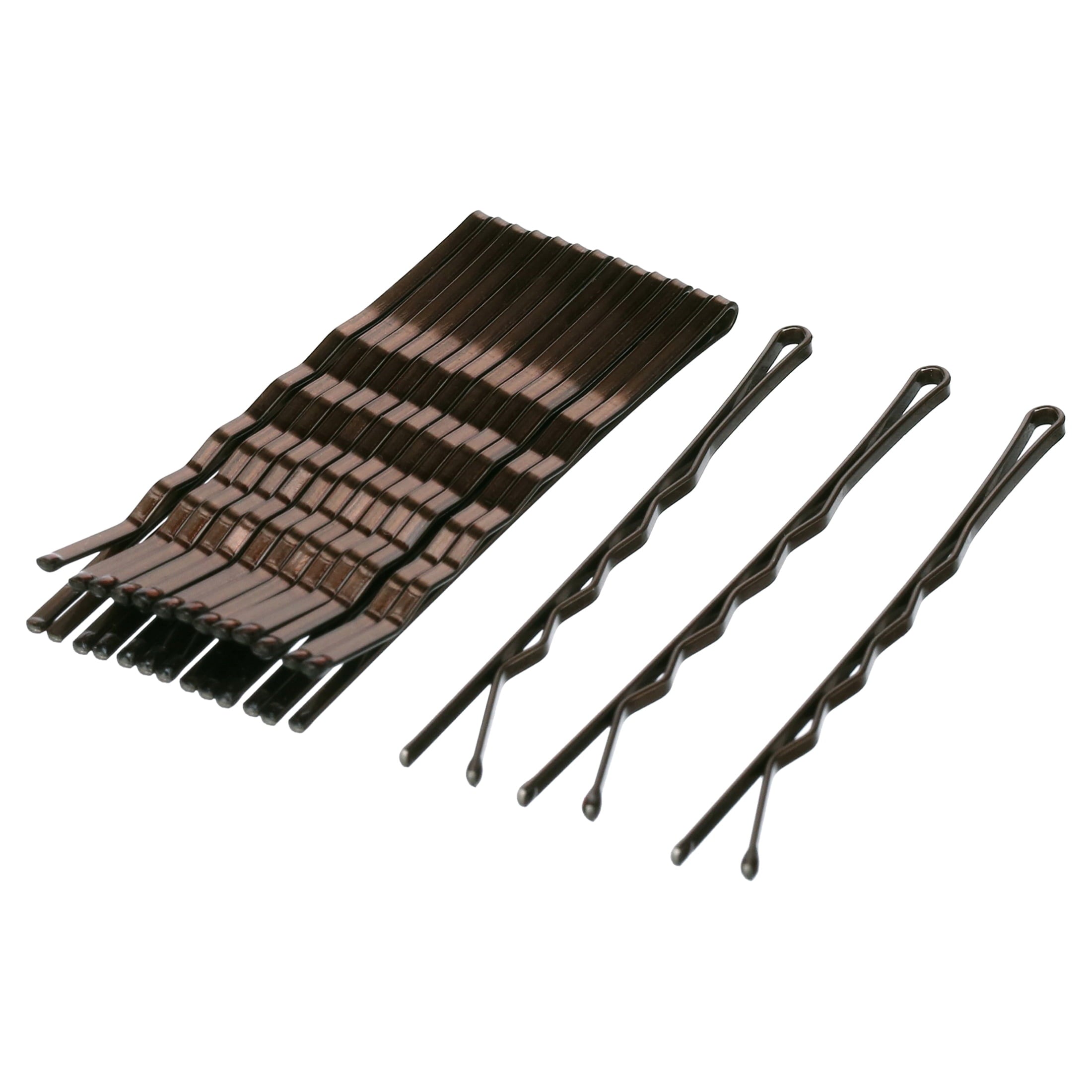 Slide-proof Grip, Secure Hold, Small, Hair , Brown, 90 Ct - Image 2