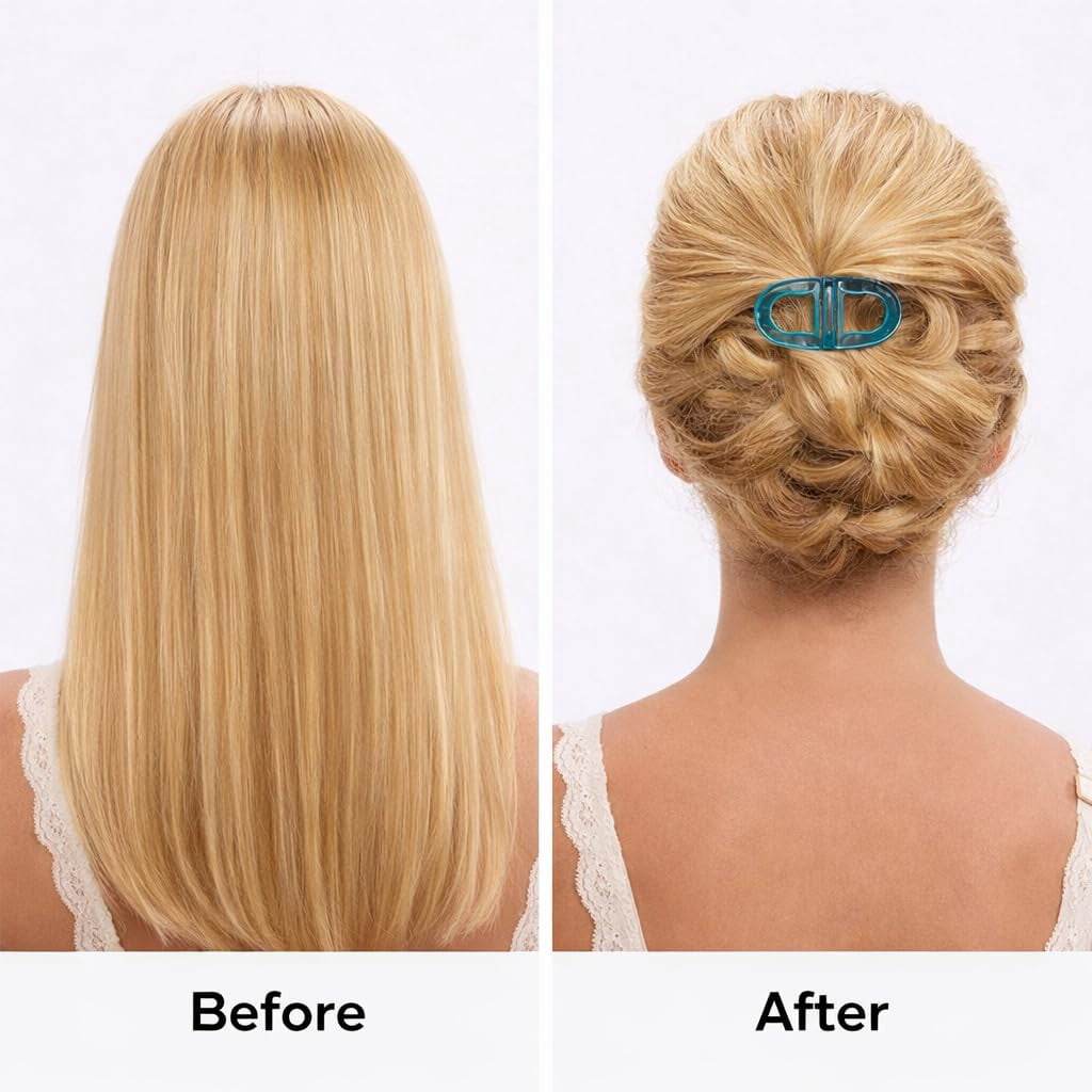 Magnetic Hair Clips - No Crease Magnet Hair Clip for Women, Strong Hold Seamless Magnetic Hair Clip for Sectioning and Styling(1 Set) - Image 5