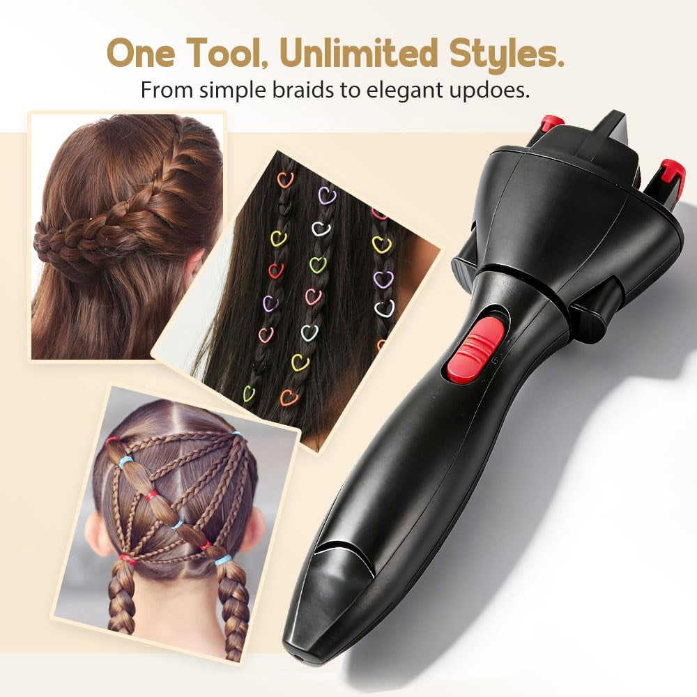 Auto Smart Styling Tools, Electric Quick Twister and Machine, Battery Powered for Tangling Styling (B) - Image 6