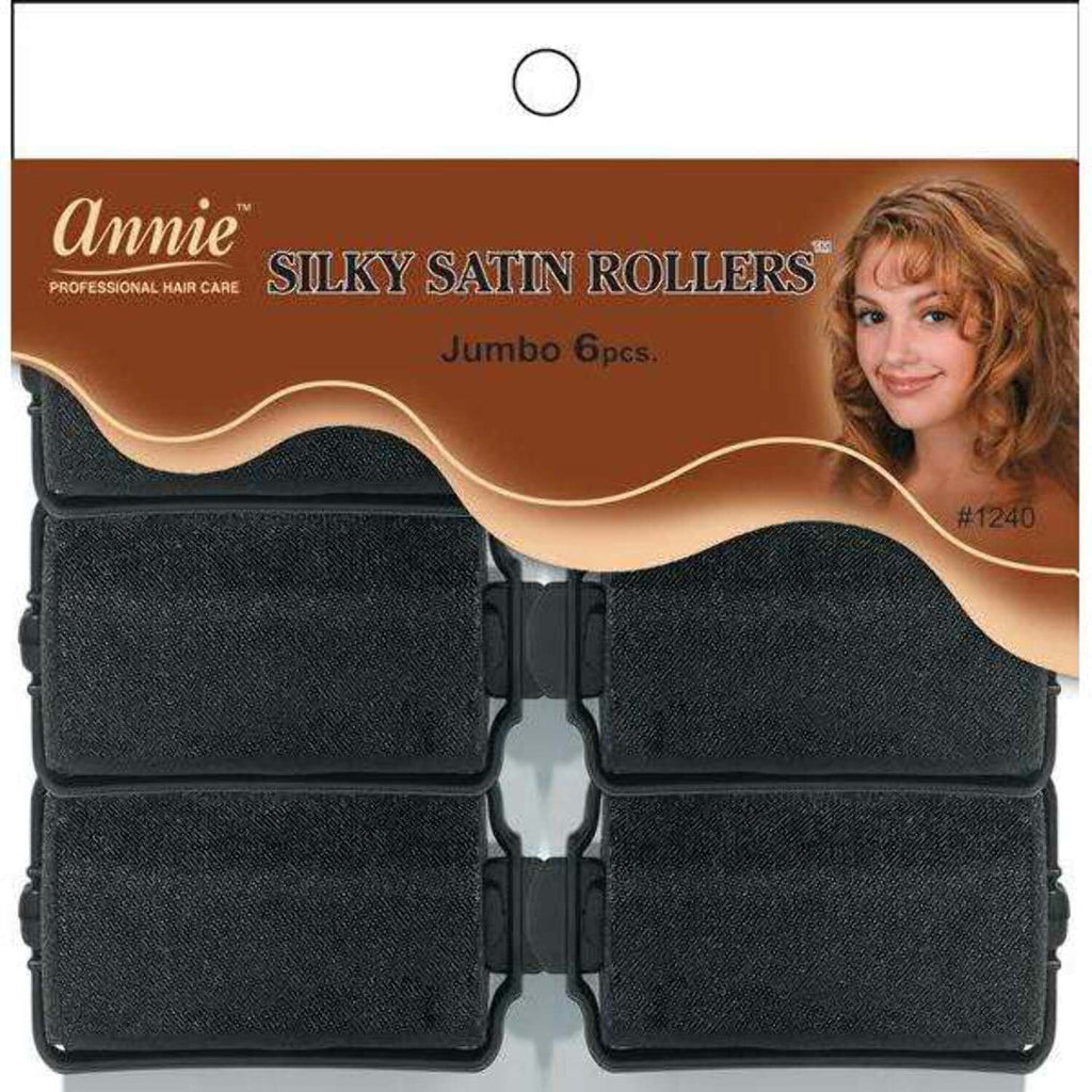 Rollers Jumbo Black 6 Count 1240 - Image 3