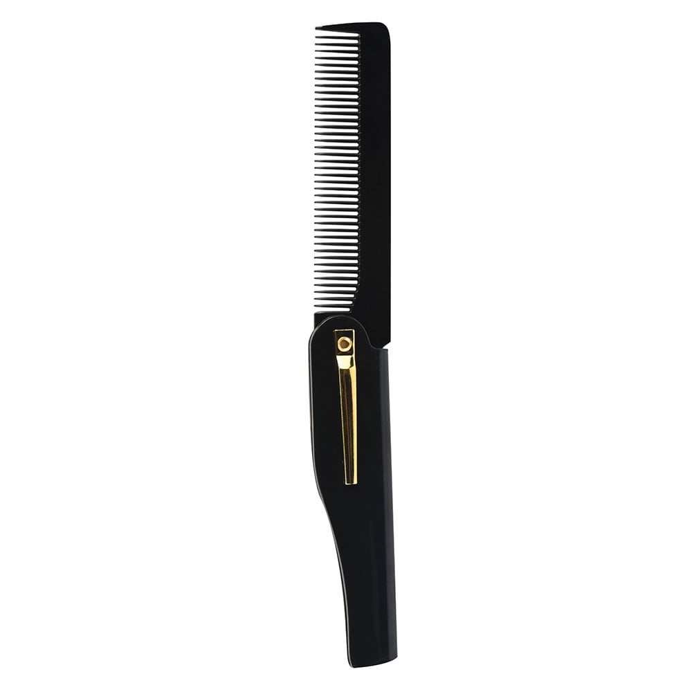 Hair Brush for Men Styling Folding Beard Comb Grooming Tool Travel Hairdressing Beauty Accessories - Image 4
