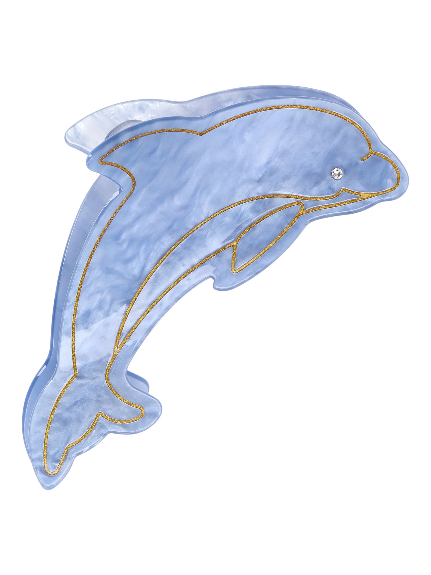 No Boundaries Dolphin Hair Claw Clip, Women's - Image 3