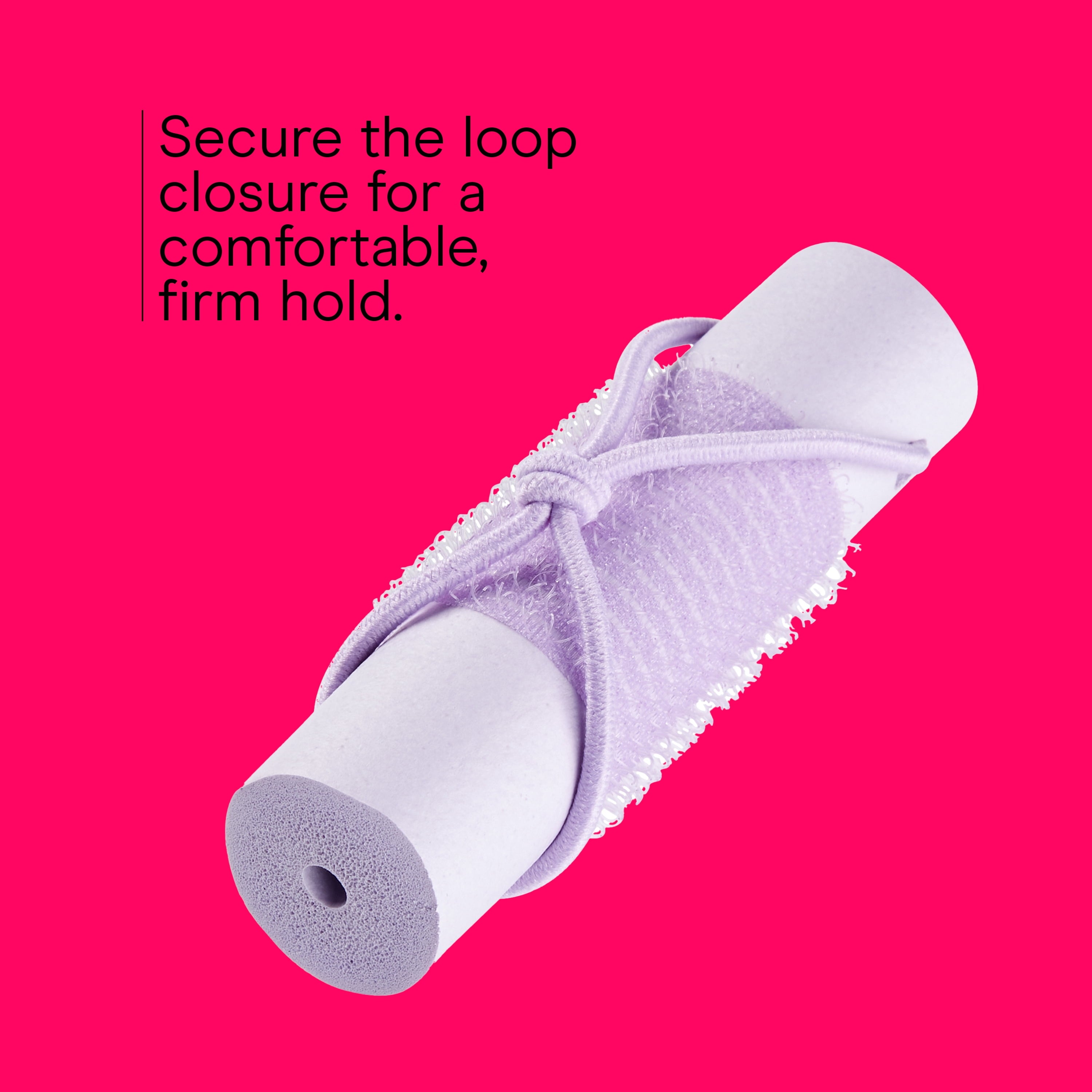 6-Pack Self-Grip Foam Rollers with Loop Closures - Image 4