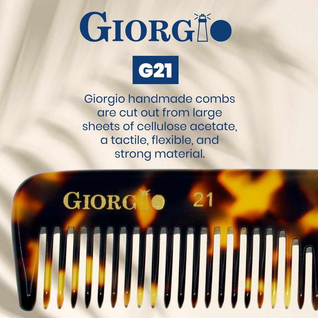 and WideTooth Pocket Comb - Hair Styling Comb for Men and Women, Handmade Beard and Mustache Grooming Comb, Saw Cut a... - Image 5