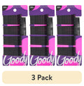 (3 pack) Goody Bobby Pins, Slide Proof Grip, Secure Hold Hair Pins, for All Ages, Black, 90 Ct