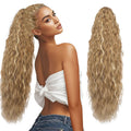 30 inch Claw Long Wavy Ponytail Extension Pony Tail Clip in Hair Extensions for Women Synthetic Hairpiece