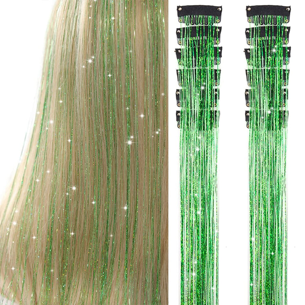 Clip In,Pack Of 12 Pcs Colorful Glitter Accessories, Accessories for Girls,20 Inch Clip In Fairy Accessories Party Ki... - Image 6