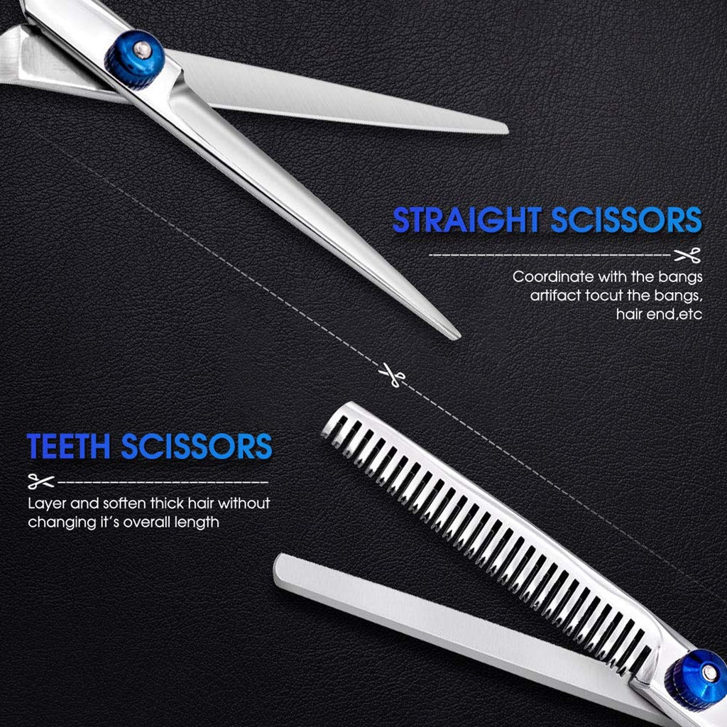 Set 6.5 Inch - Thinning Scissor & Shears , Texturizing and Precision Scissor for Salon & Home Use - Image 2