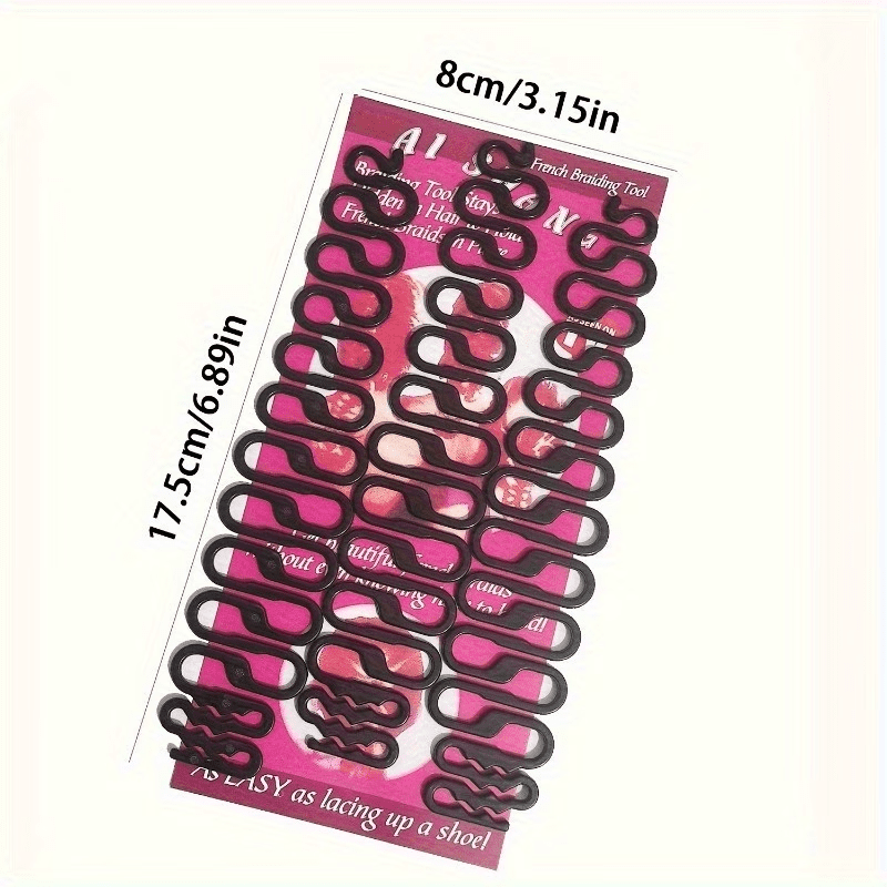 3Pcs Hair Tool Set, French ing Tool for Easy Hairstyles, Quick Hair er Styling Clip for Women Girls - Image 3