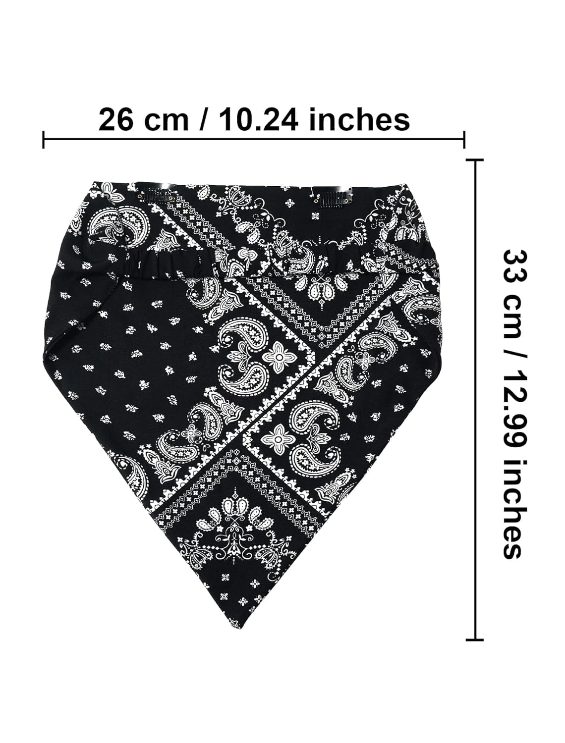 3 Pcs Floral Elastic Hair Scarf Headbands Hair Bandanas Head Kerchief Bohemia Chiffon Turban Triangle Scarves - Image 2