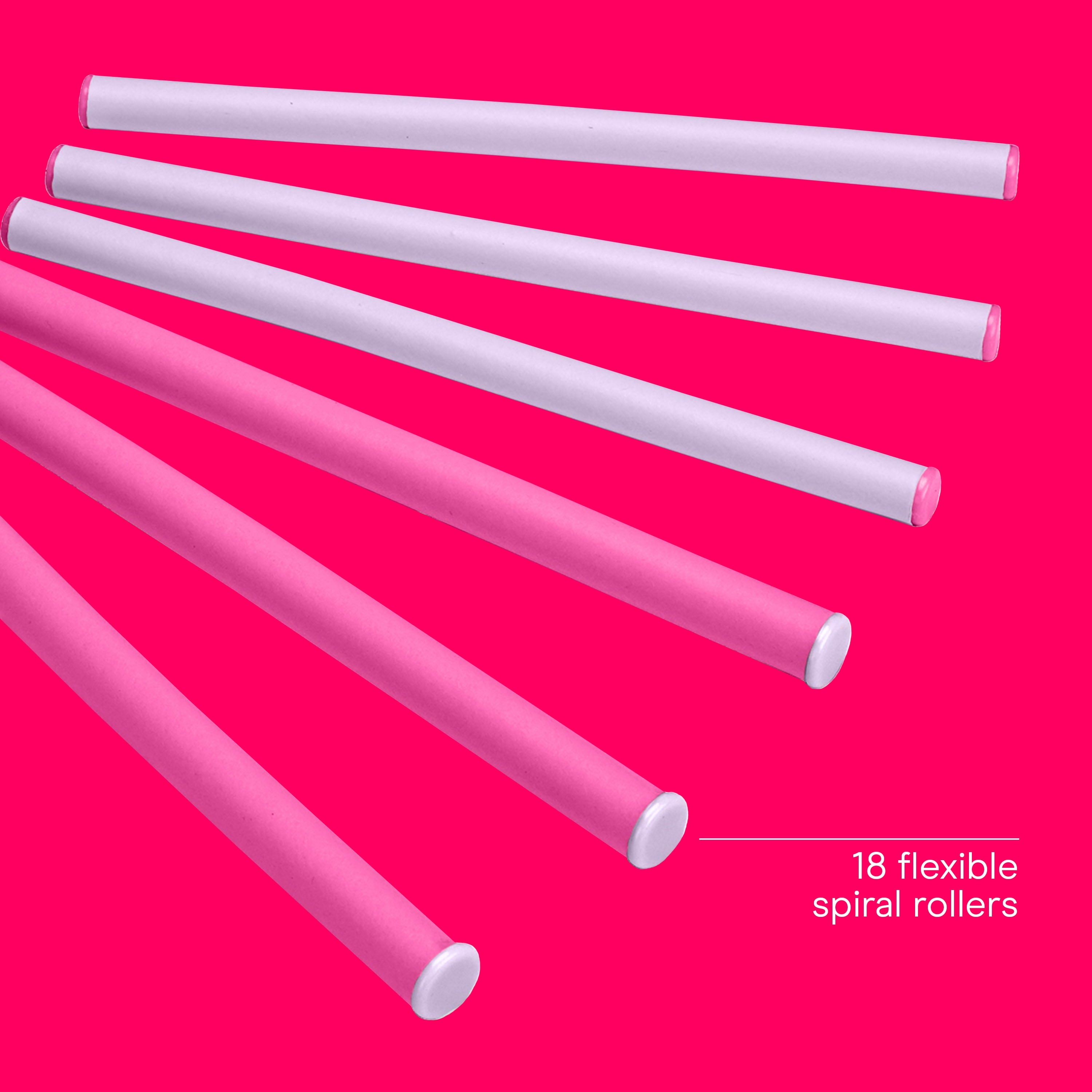 Rollers, 18-Pack Flexible Curlers for Bouncy Curls - Image 2
