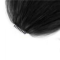 in Bangs Bangs Hair 100% Real Human Hair Bangs Bangs in Hair Extensions Human HairHandwoven Air Bangs with Sideburns ... - Image 2