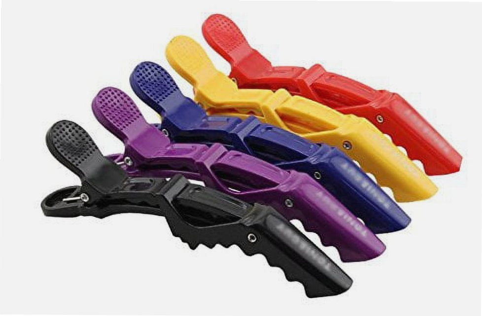 for Styling Sectioning - 10Pcs for Women Wide Teeth Double Hinged Design Alligator Styling Sectioning of Professional... - Image 4