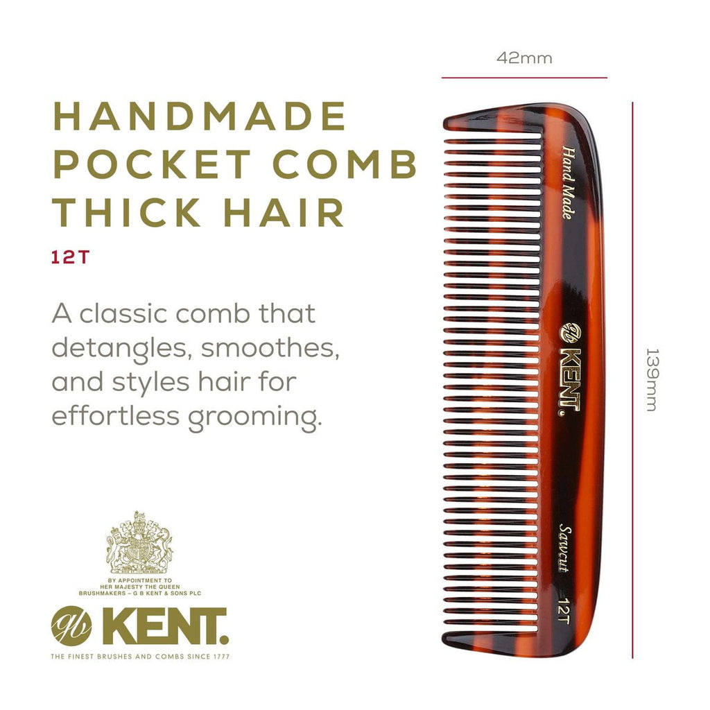 All Coarse Hair Detangling Comb Wide Teeth Pocket Comb for Thick Curly Wavy Hair. Hair Detangler Comb for Grooming St... - Image 3