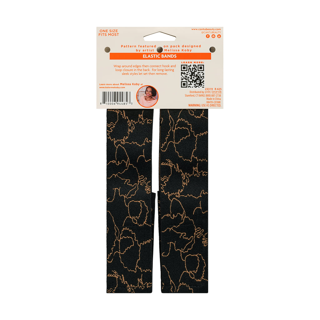 Headband, Black & Gold, 2ct - Image 6
