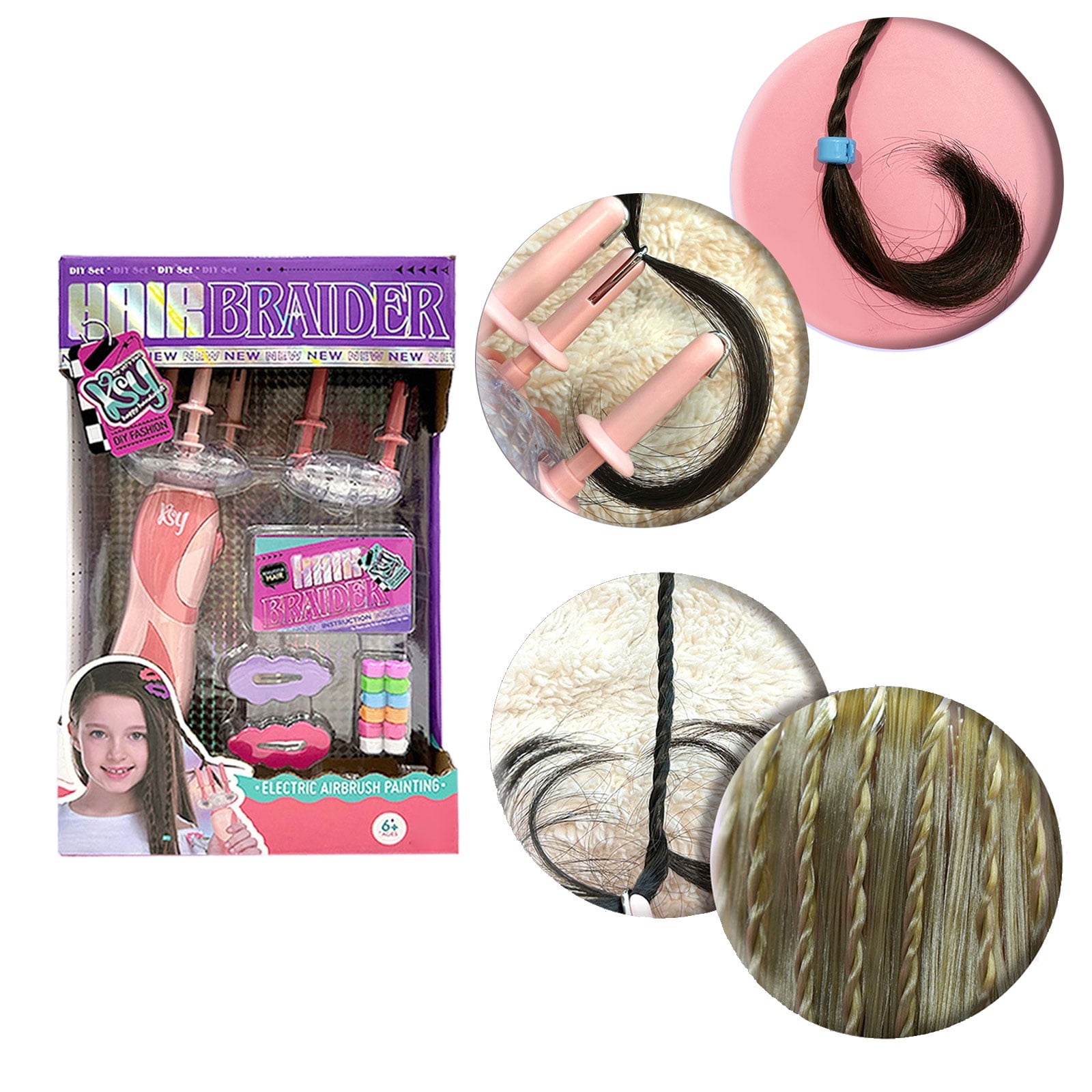 Electric Hair Braiding Kits Hair Styling Machine Popular Hairstyle Making Tool for Women Girl Quick Twist Hair Braider - Image 2