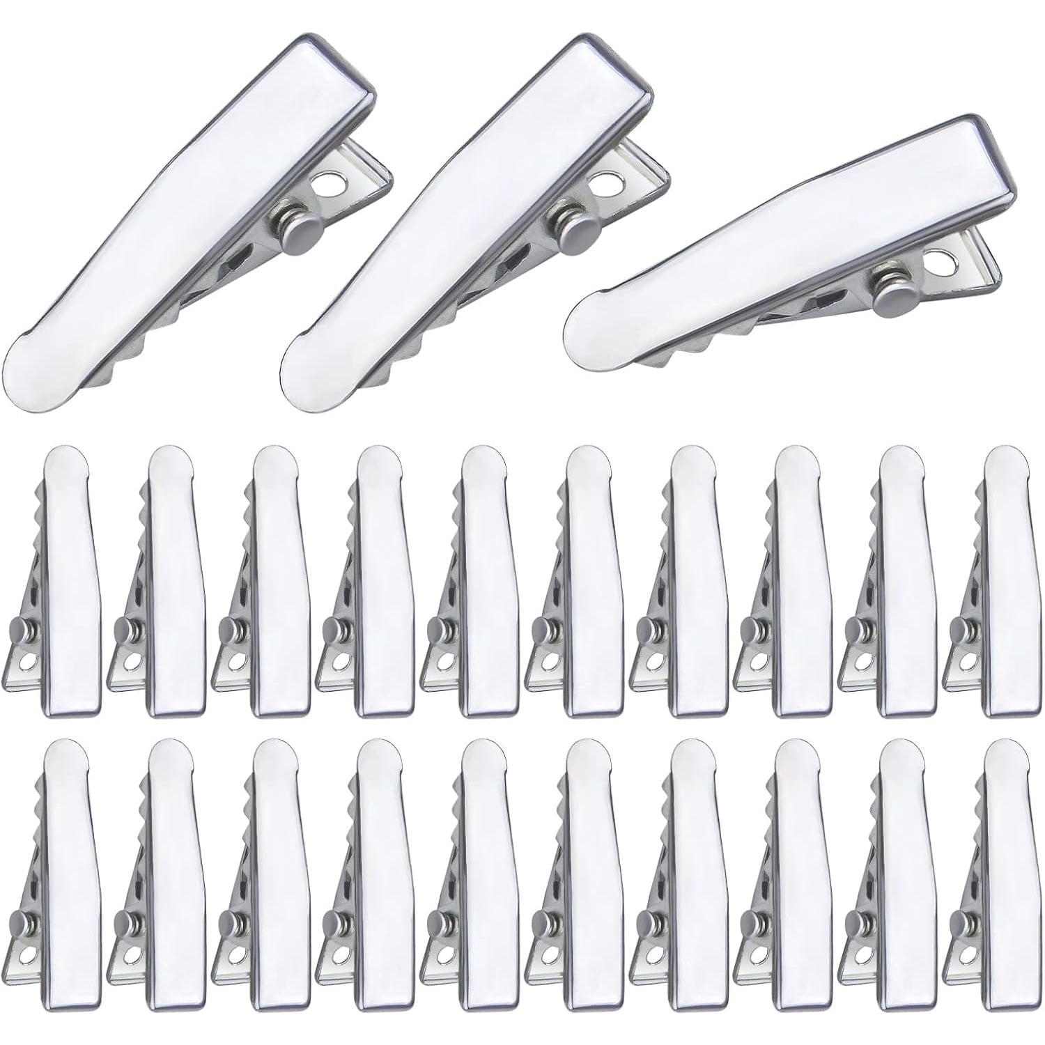 100pcs Alligator Duckbill Hair Clips Metal Single Prong Hair Clip Hairpins Teeth Bows Professional Sectioning Clips DIY Hair Accessories for - Image 2