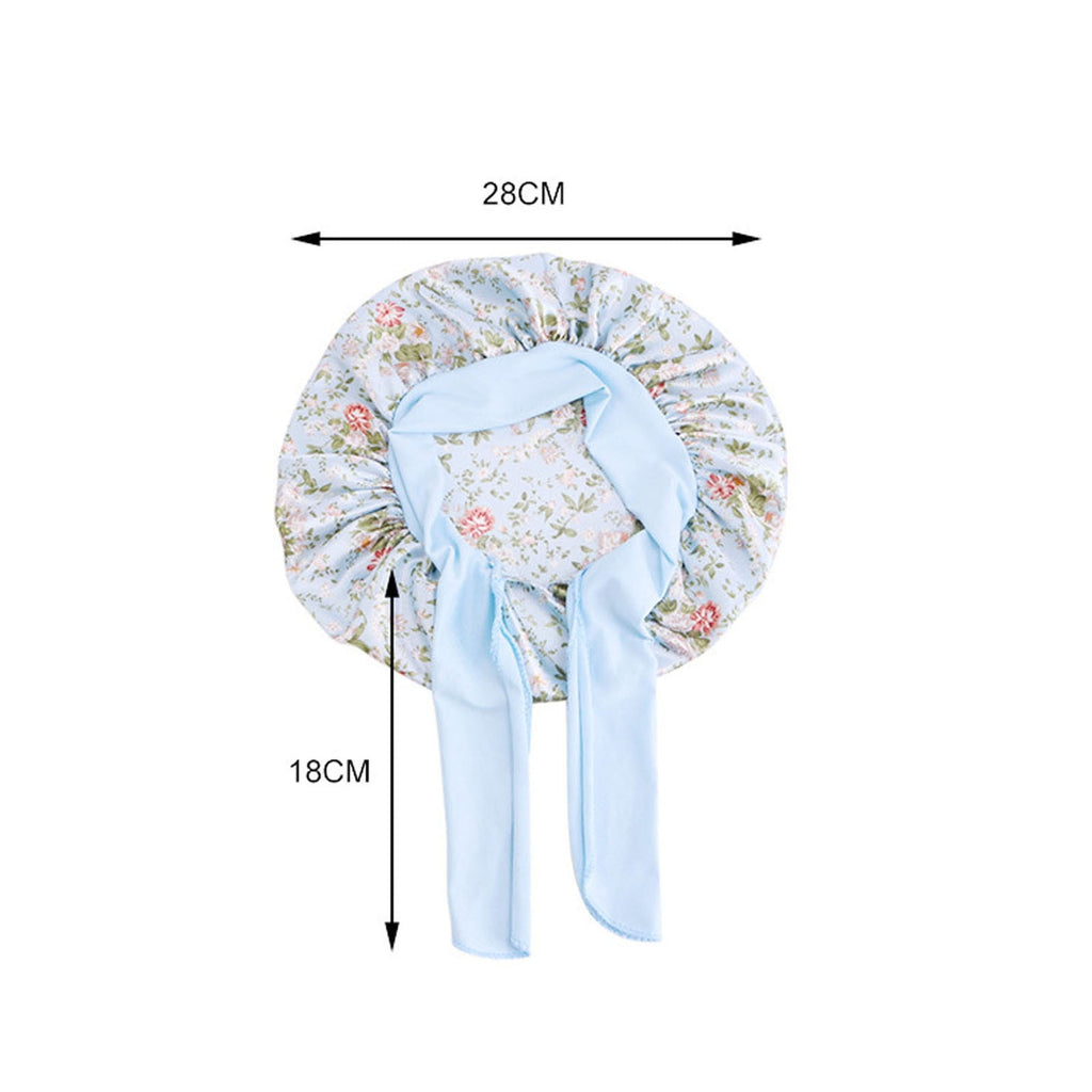 Silk Bonnet for Sleeping 1PC Hats Silk Bonnet for Sleeping Kids Kids Head Hat Cap Hair Wrap Turban Hats Bath Shower Cap Bathing Hat Hair Sho - Image 2