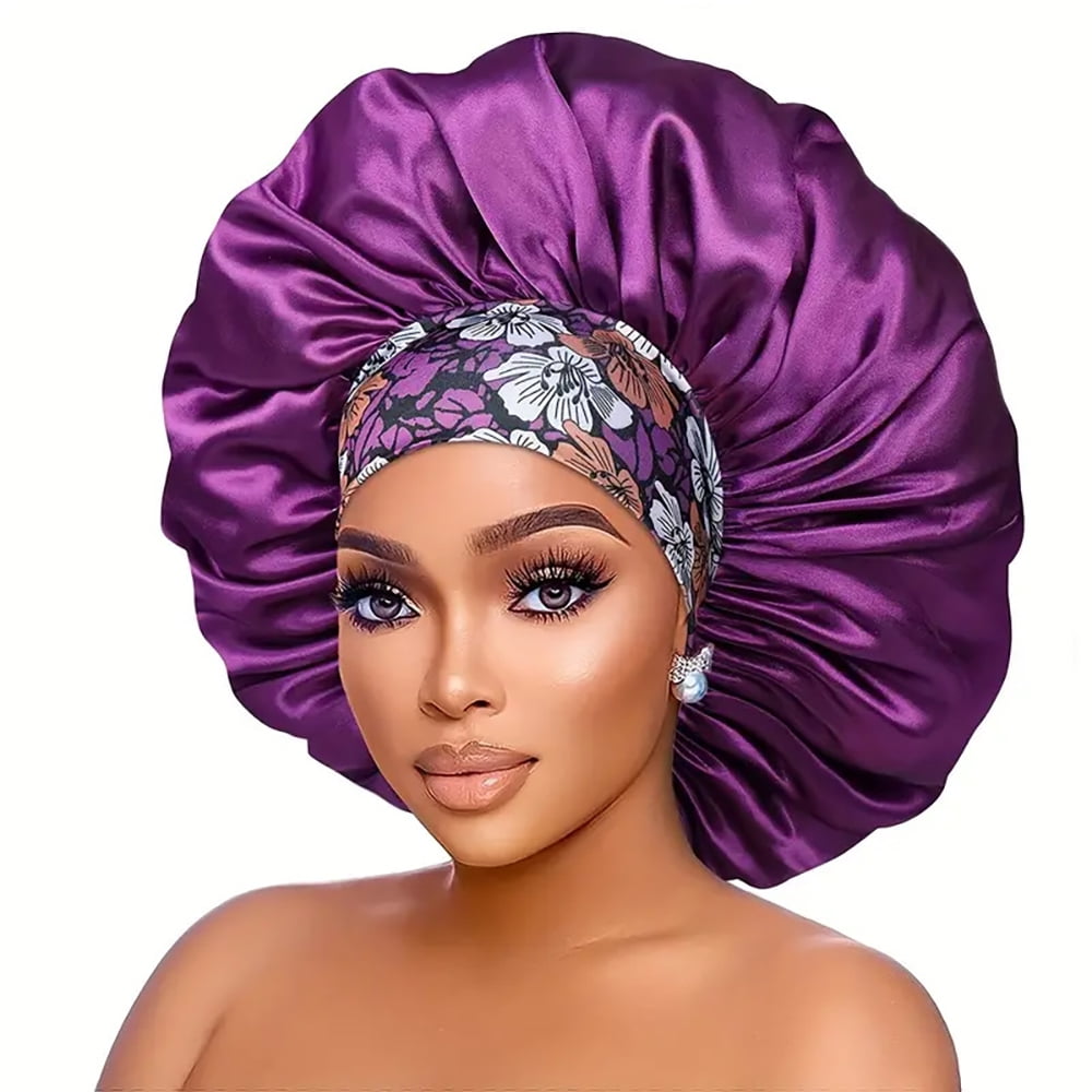 6 Pack Hair Bets for Women, Satin Hair Bet for Sleeping, Silk Bet for Curly Hair, Satin Bet for Black Women Big Capacity - Image 2