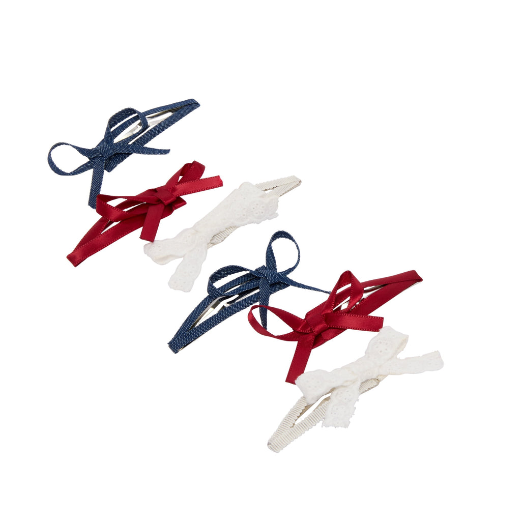 x Pain-Free Bow Snap Hair Clips Strong Grip, All Hair Types, 6 Count - Image 3
