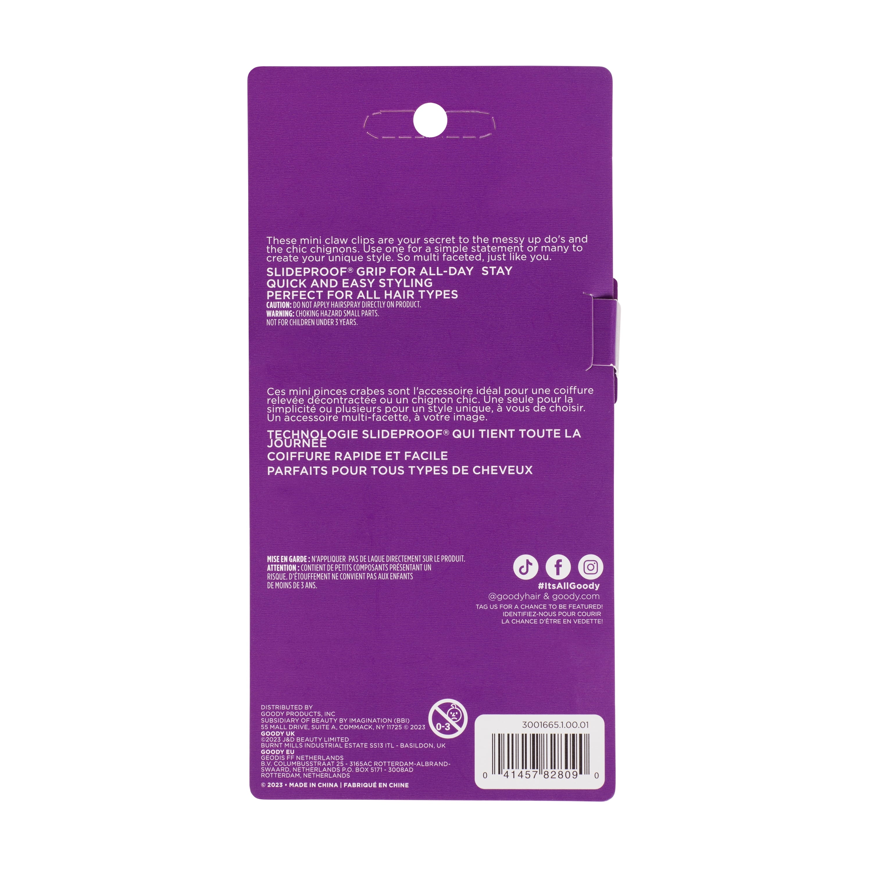 Goody Claw Clips Mini 12Ct Slideproof?? Grip, All Hair Types - Image 5