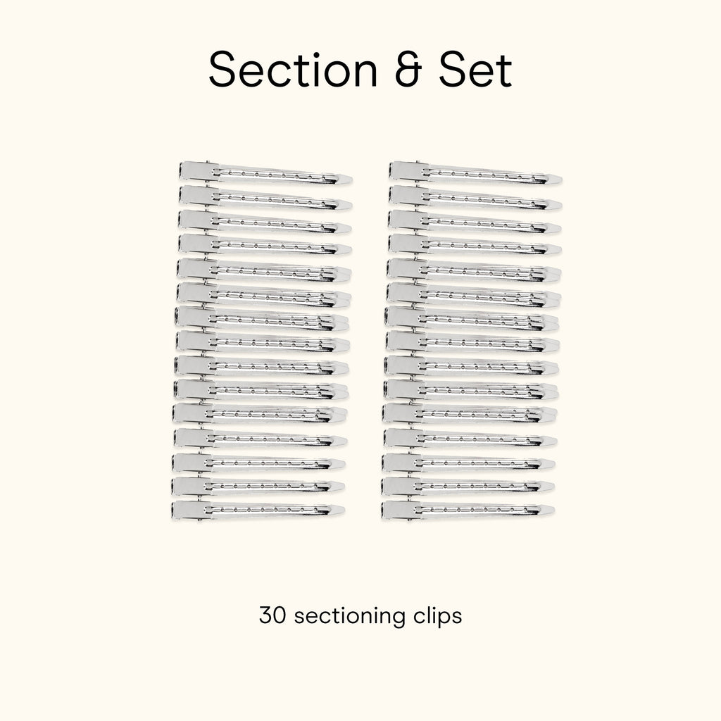 Single Prong Pin-Up Salon Hair Setting Clips, Silver, 30 Count - Image 6