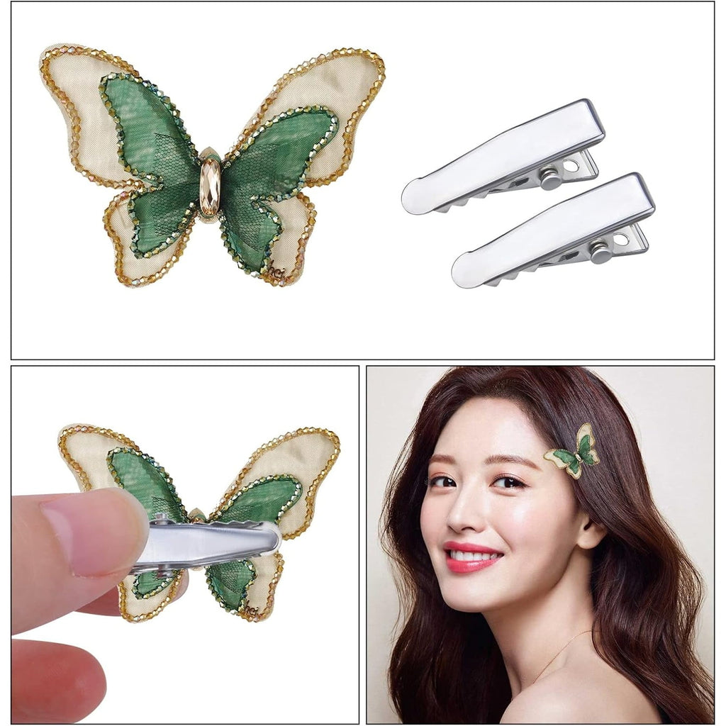 100pcs Alligator Duckbill Hair Clips Metal Single Prong Hair Clip Hairpins Teeth Bows Professional Sectioning Clips DIY Hair Accessories for - Image 6