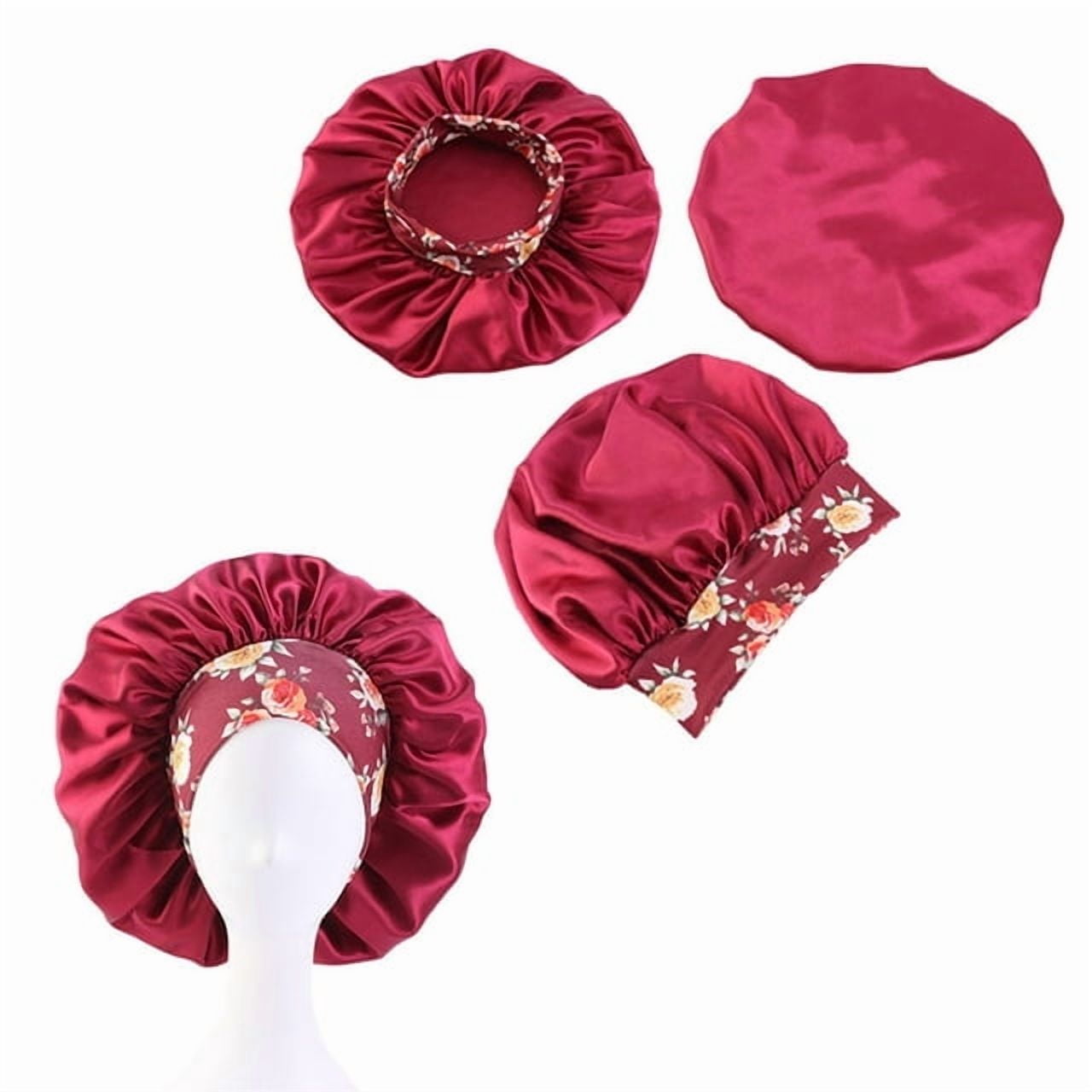 6 Pack Hair Bets for Women, Satin Hair Bet for Sleeping, Silk Bet for Curly Hair, Satin Bet for Black Women Big Capacity - Image 6
