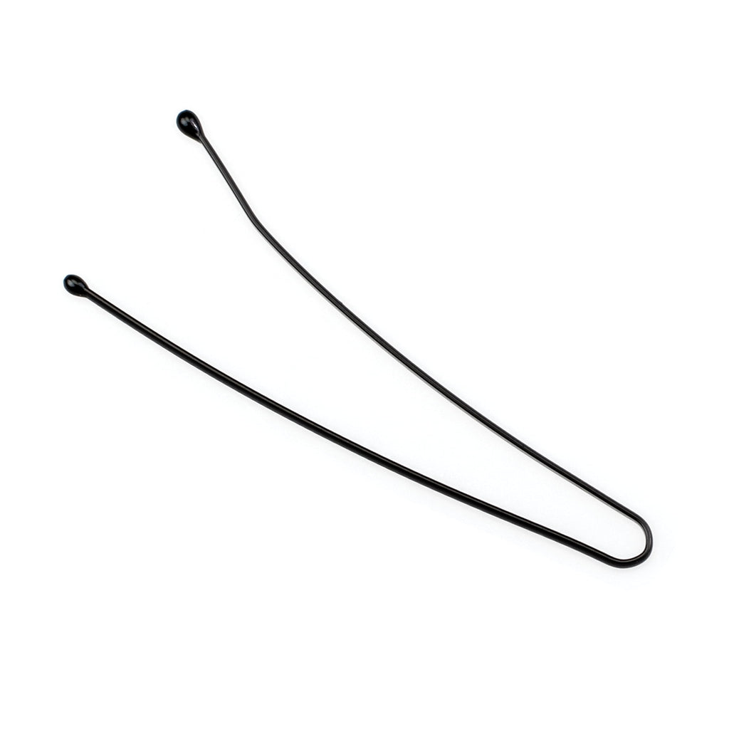 Curved Bobby Pins, Smooth Black, 60 Count - Image 3