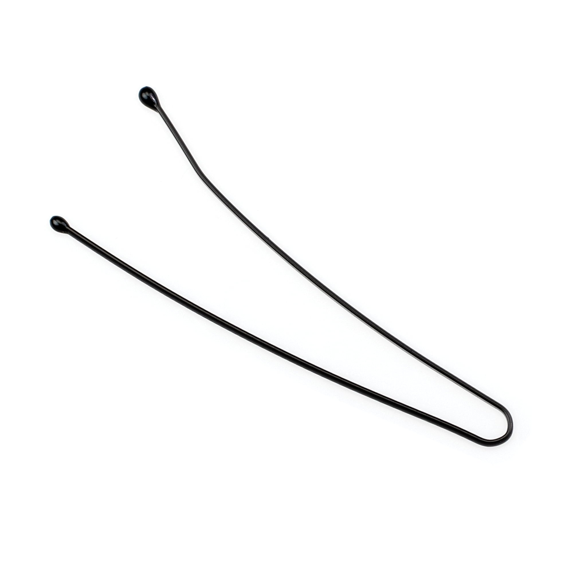 Curved Bobby Pins, Smooth Black, 60 Count - Image 3