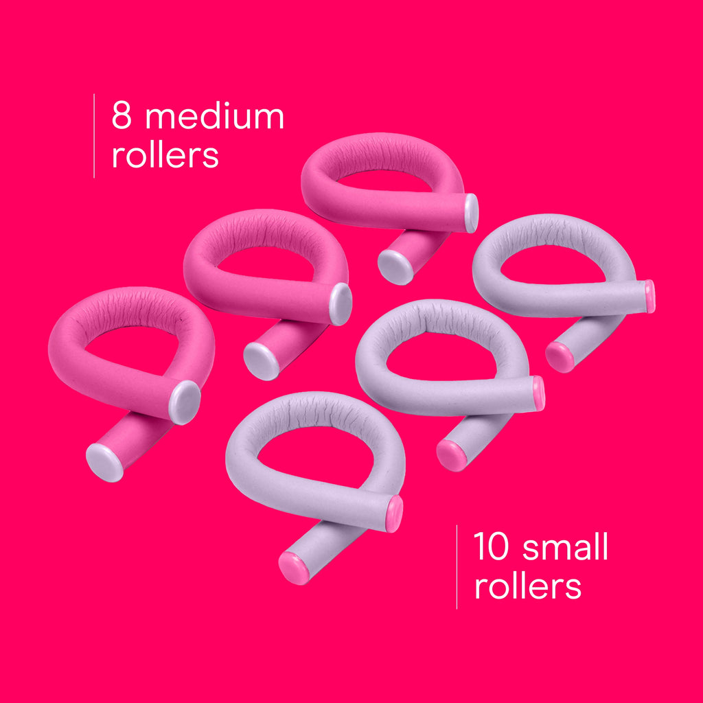 Rollers, 18-Pack Flexible Curlers for Bouncy Curls - Image 3