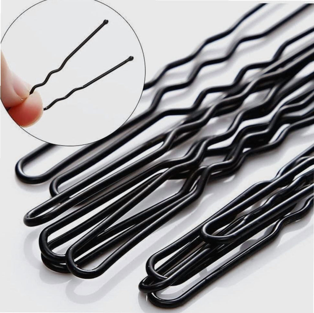 Metal Hair Pins Set - 5cm Bobby Pins for Buns Hair Bun U Shaped Pins Bun Clips Hair Styling Accessories for Wedding S... - Image 2