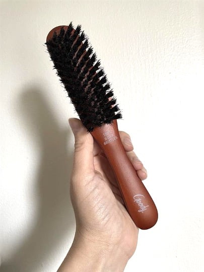 Brush, Smooth And Sleek Styles, Natural Bristles, 1 Ct, For All Hair Types - Image 6