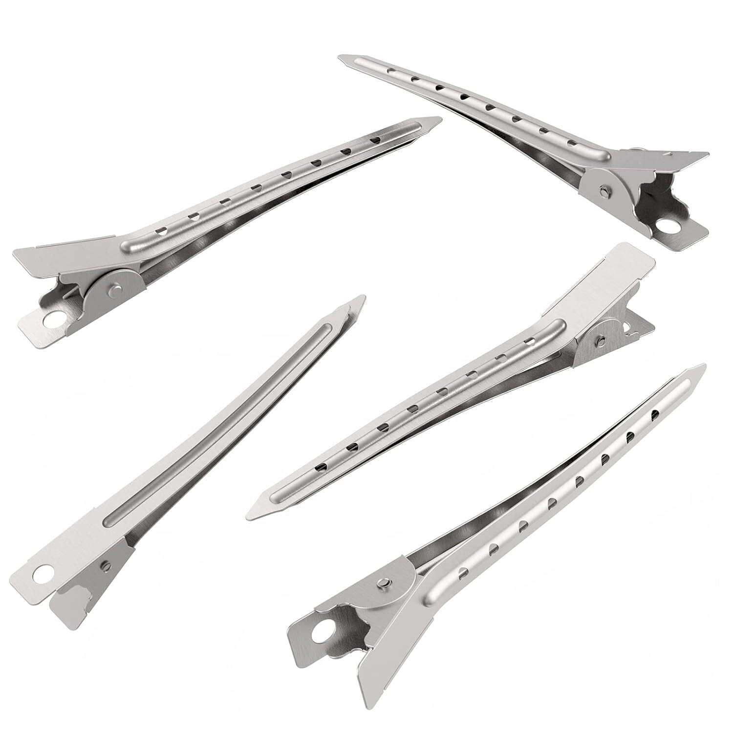 14 Bill Hair Clips 3.5 Inches bill Hair Clips Metal Alligator Curl Clips for Women Styling Sectioning Long Hair Secti... - Image 4