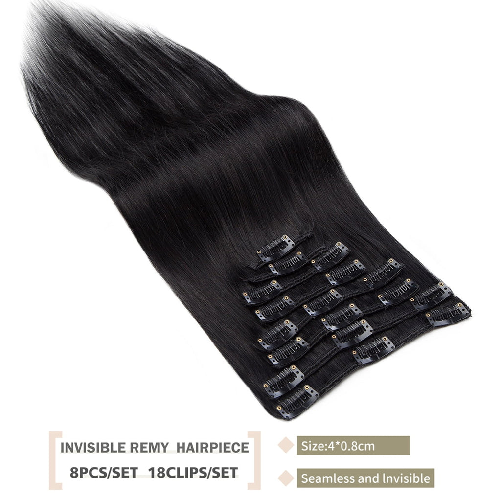 in Hair Extensions 100% Real Remy Human Hair Full Head Straight Balayage Hair 8-24 inch - Image 6