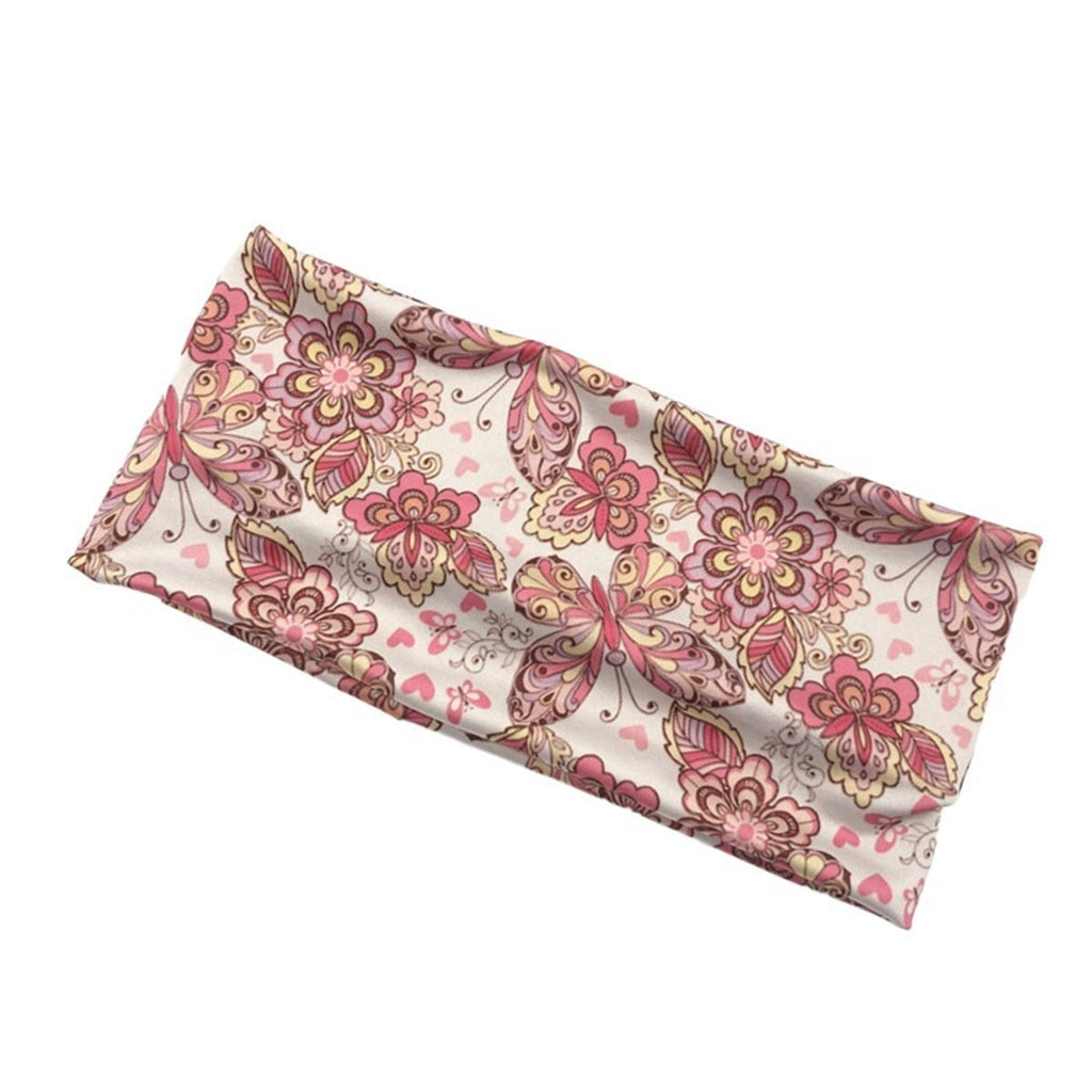 Pack of 4 Casewin Boho Headbands Wide Knotted Hair Bands Fashion Boho Stretchy Cotton Headband Motorcycle Hair Wraps ... - Image 2