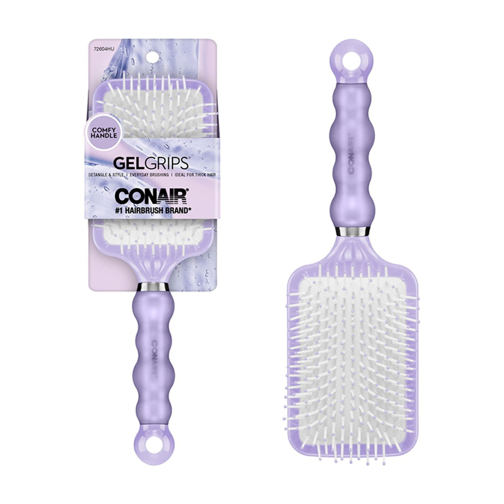 Conair Smooth & Effortless Ultra Paddle Hairbrush with Nylon Bristles and Comfy Handle - Image 5