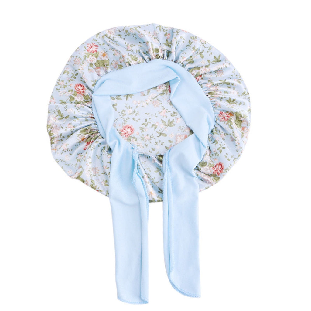 Silk Bonnet for Sleeping 1PC Hats Silk Bonnet for Sleeping Kids Kids Head Hat Cap Hair Wrap Turban Hats Bath Shower Cap Bathing Hat Hair Sho - Image 3
