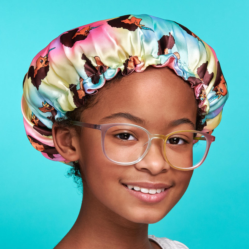 Sleeping Cap - Girls Printed Salon Bet Hat for Kids + Tweens - Image 5