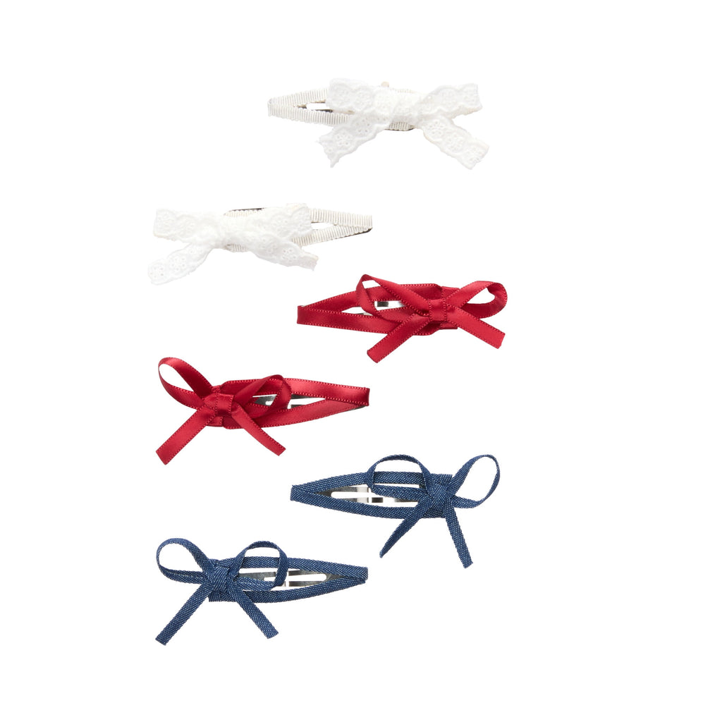 x Pain-Free Bow Snap Hair Clips Strong Grip, All Hair Types, 6 Count - Image 5