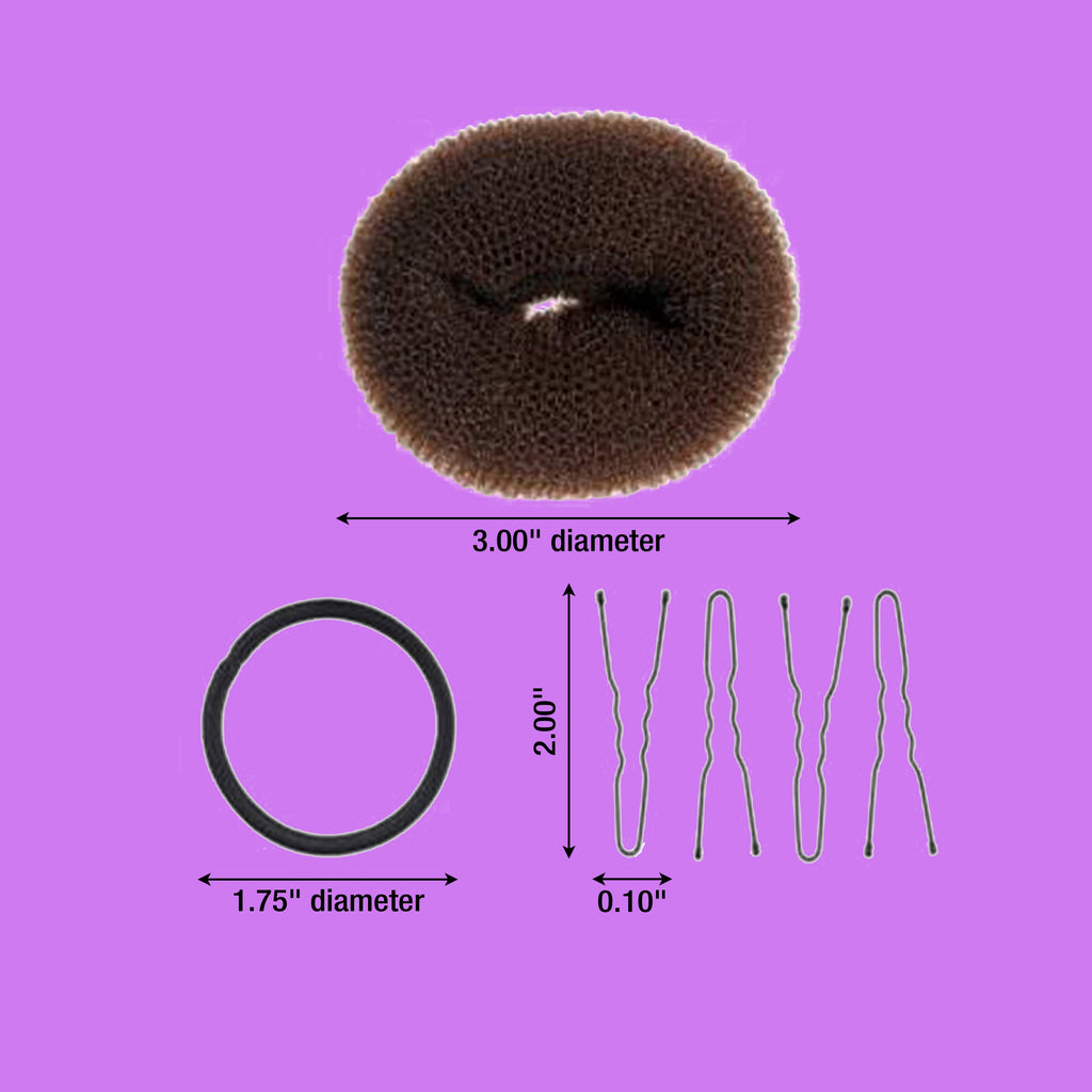 Kit with Bobby Pins, Brown, 6 pk - Image 3
