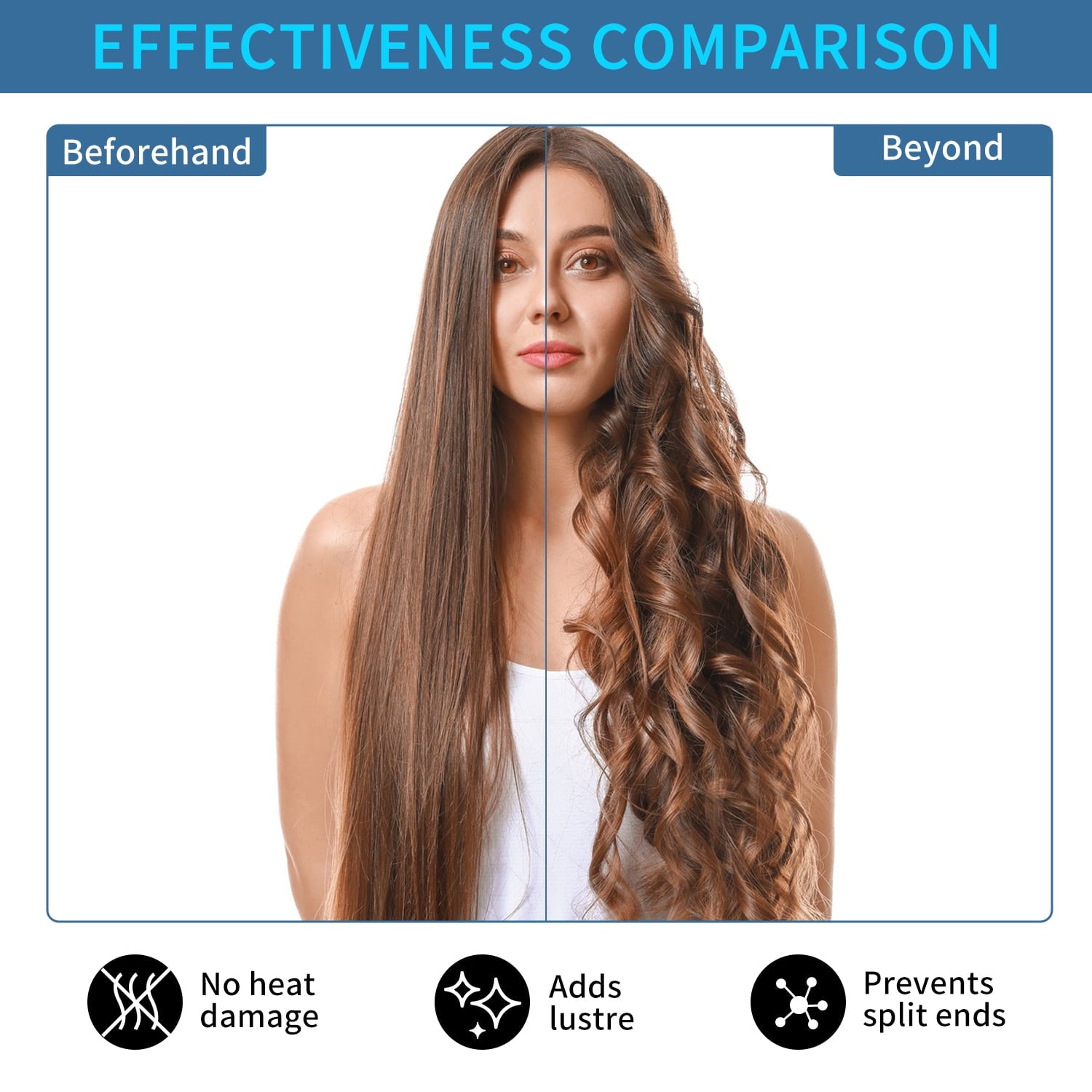 Heatless Curling Rod Headband 8 Piece Large, Soft Foam Hair Curlers to Sleep Hair Roller Roller Sponge Overnight Heatless Curls Hair Rollers - Image 5