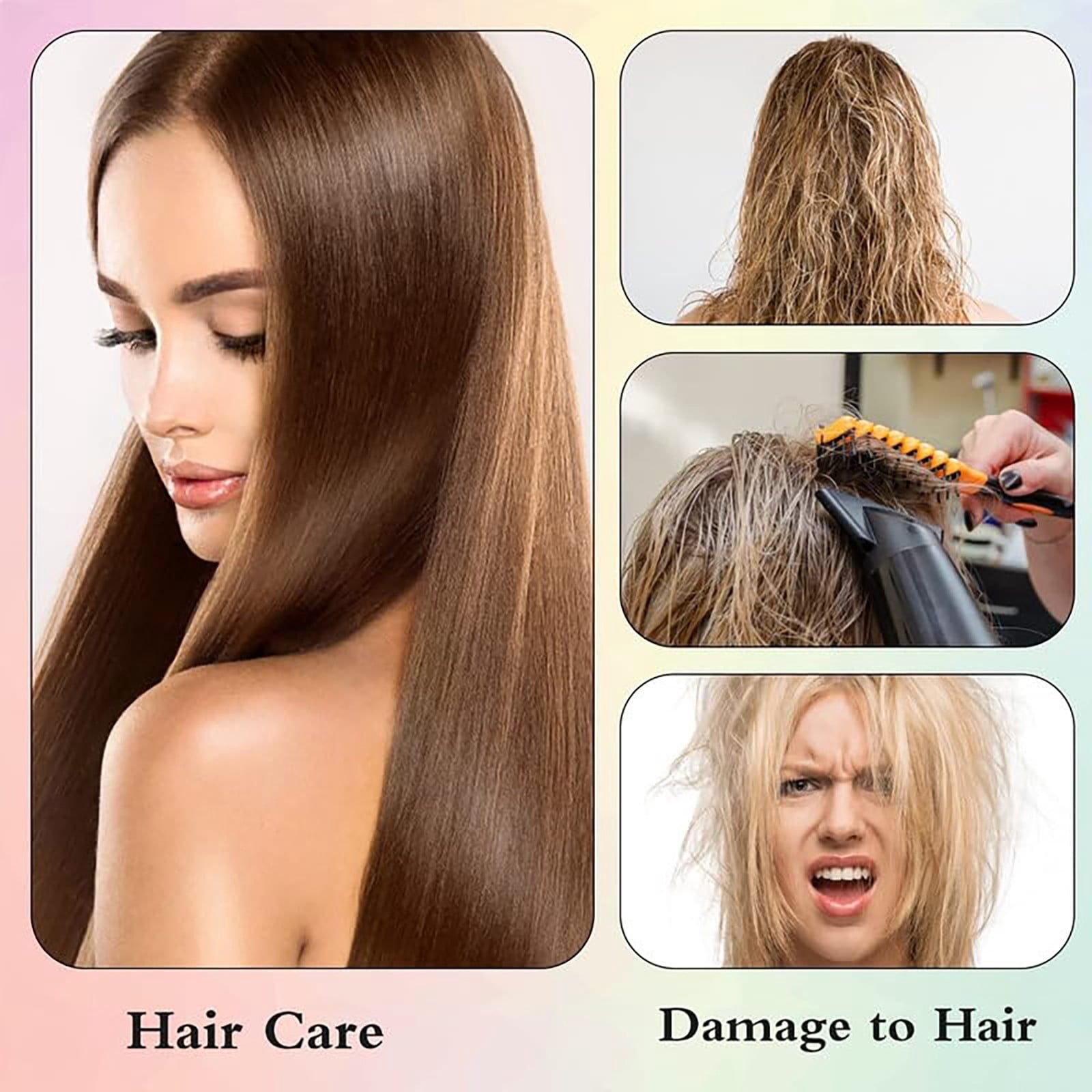 CSSJKYJ Super Absorbent Quick Drying Hair Towel Wrap,Soft Skin-Friendly Microfiber Material,Bow Knot Design Adds Elegance,Suitable for Hair - Image 6