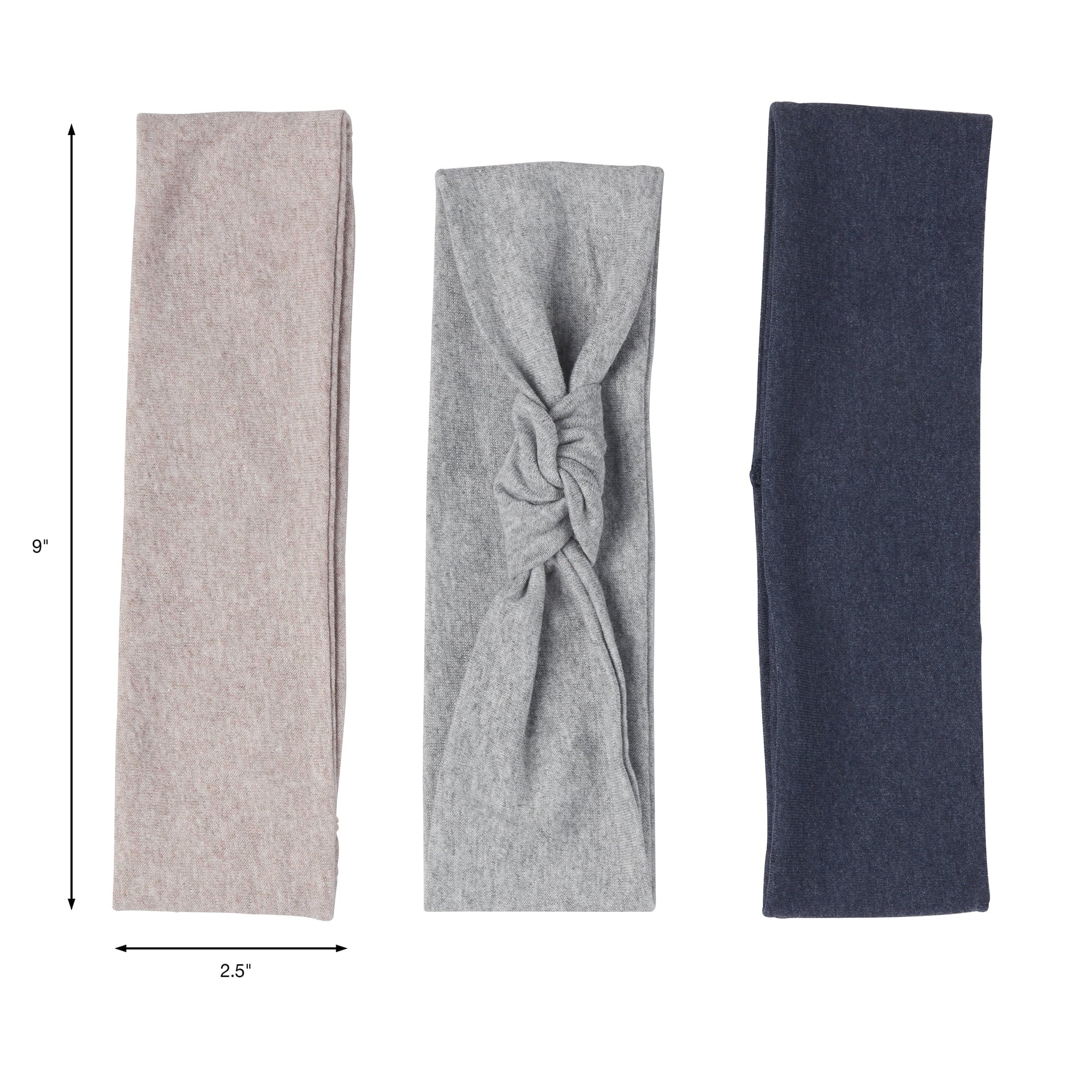 Headband, Multicolor, 3 Count - Image 2