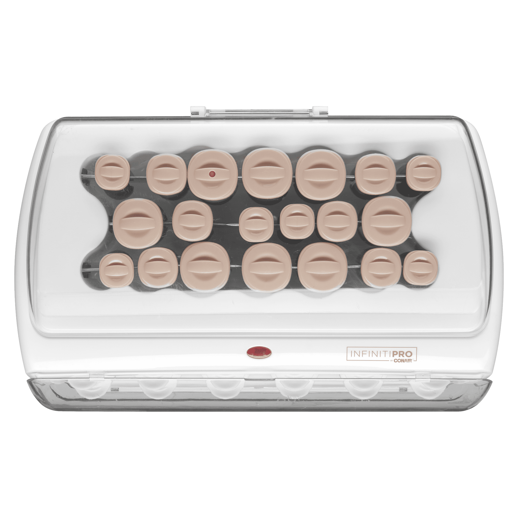 Infiniti Pro by Conair Ceramic Flocked Hot Rollers for Women, 20 Assorted Hair Curlers with Clips, 85-Second Heat-Up, For Long, Medium, and - Image 3