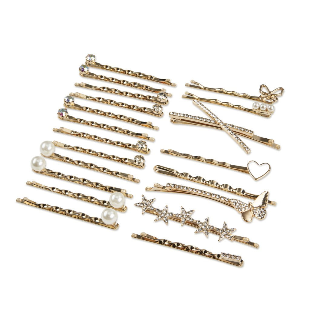 Pack Bobby Pins, Gold, 20 Count - Image 2