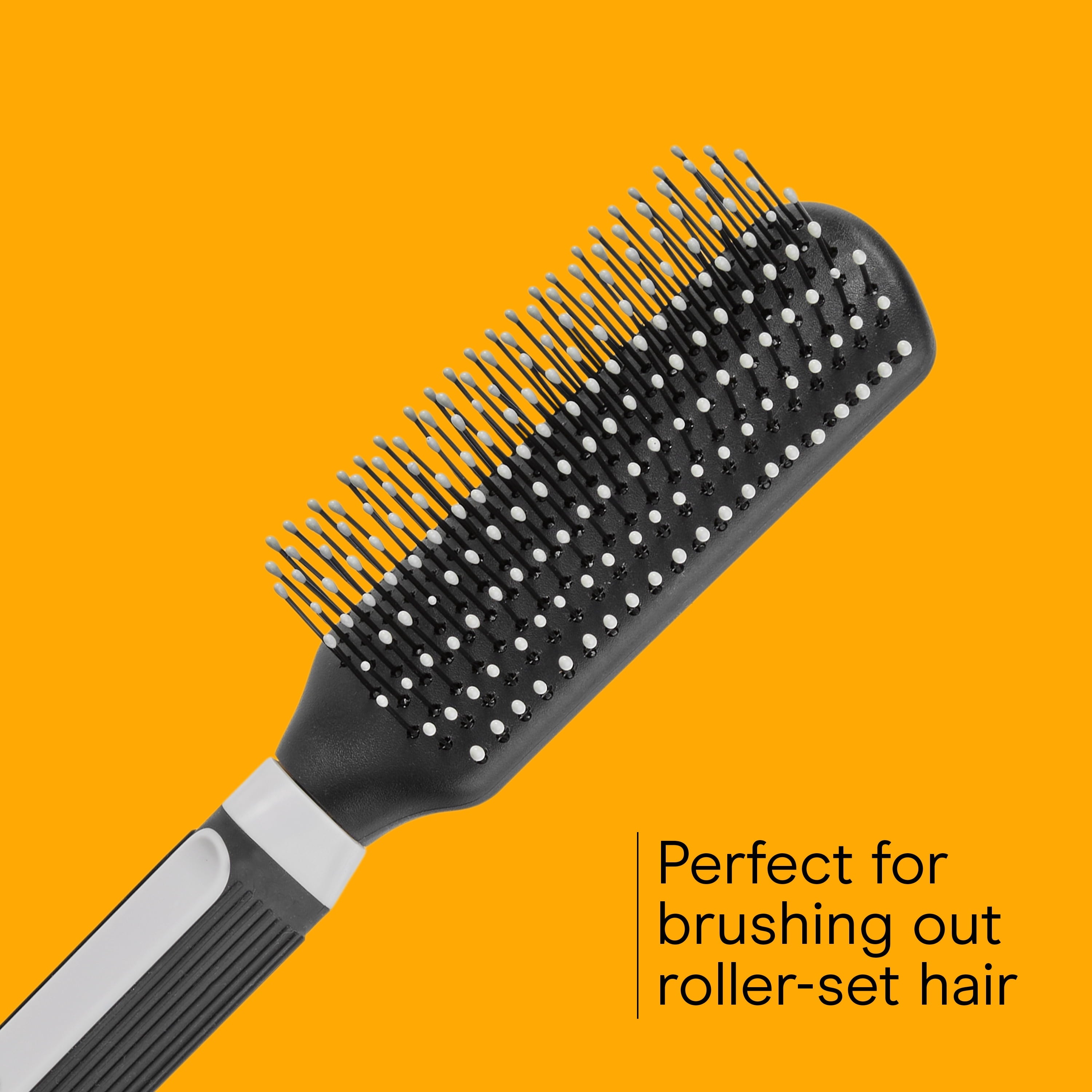 (2 pack) Conair Grip & Shape Nylon Bristle All-Purpose Hair Brush, Colors Vary - Image 4