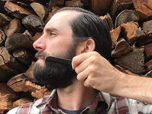 2 Carbon Fiber, Made in , Anti-static, 4 inches (10 cm) long, Fine-tooth, Pocket & Travel , for Thinner Hair, Beard &... - Image 6